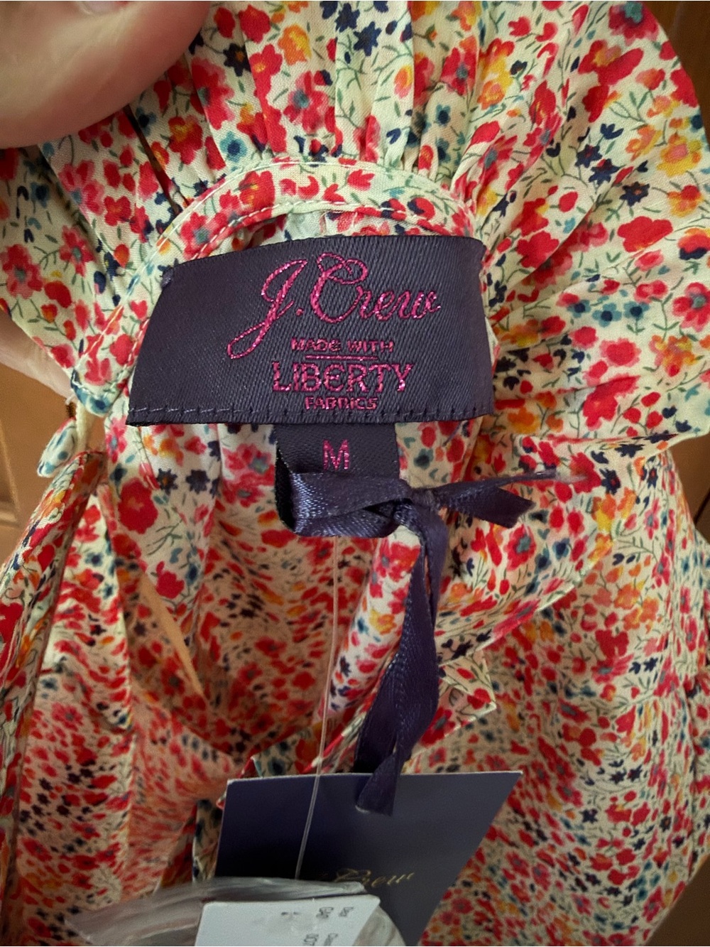 J. Crew Multicolor Floral Print Blouse - Picture 3 of 4
